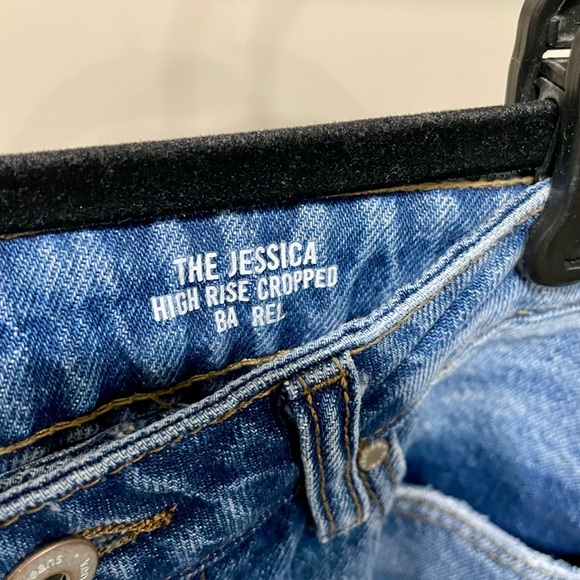 Kensie Light Blue Barrel Leg Jeans - Picture 3 of 6